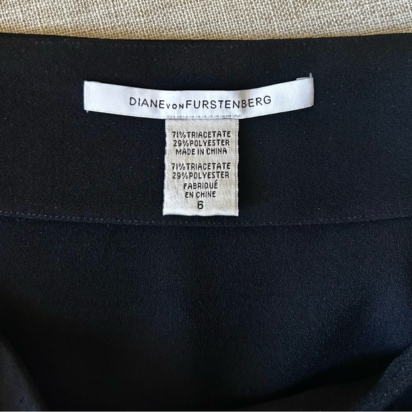 DIANE VON FURSTENBERG Martini Mini Skirt with Rose Gold Side Zippers - Picture 6 of 7